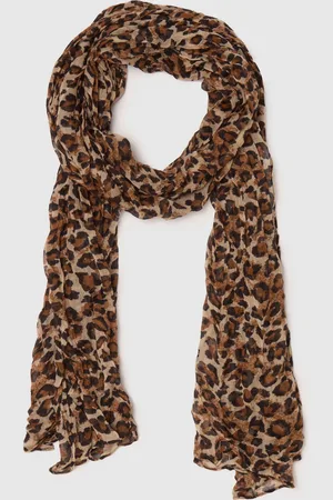 OVS OVS , Pashmina Effetto Crinkle Animalier, Donna