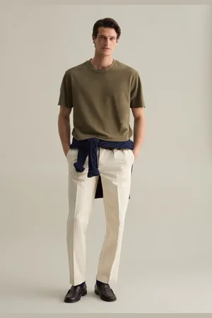 PIOMBO T-shirt In Cotone Tinta Unita, Uomo