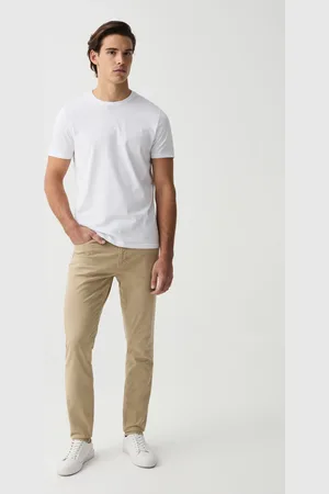 OVS OVS , Pantaloni In Cotone Stretch Cinque Tasche, Uomo