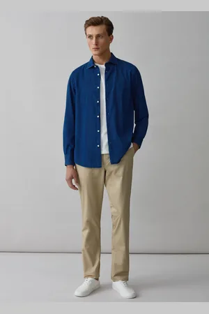 PIOMBO Pantaloni Chino In Cotone Elasticizzato, Uomo