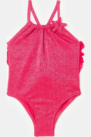 FAGOTTINO Costume Intero Con Lurex E Volant, Bambina