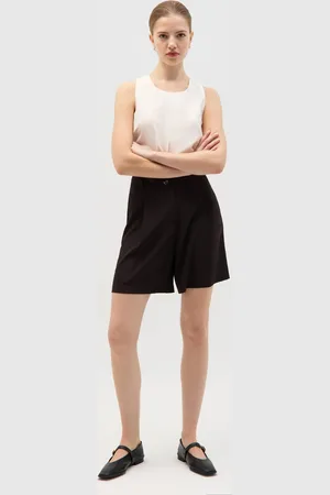 OVS OVS , Shorts A Vita Alta Con Pinces, Donna