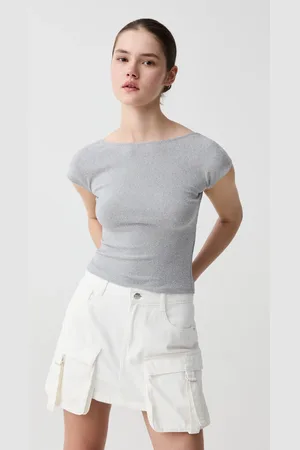 OVS T-shirt In Lurex Con Schiena Scoperta, Donna