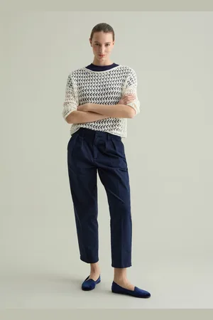 PIOMBO Maglia Crochet Con Scollo A Barca, Donna