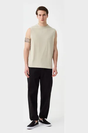 GRAND & HILLS Tank Top In Cotone Girocollo, Uomo