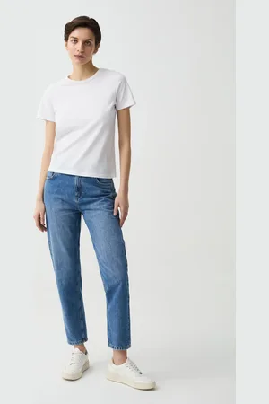 OVS OVS , Jeans Cropped Straight Fit, Donna
