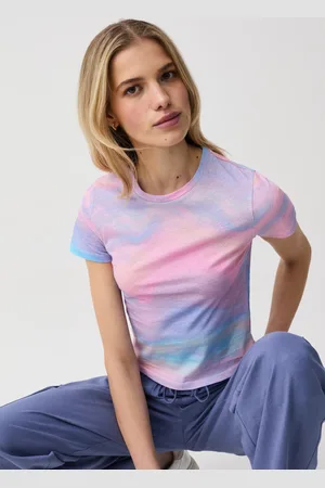 OVS T-shirt In Cotone Con Fantasia Tie Dye, Donna