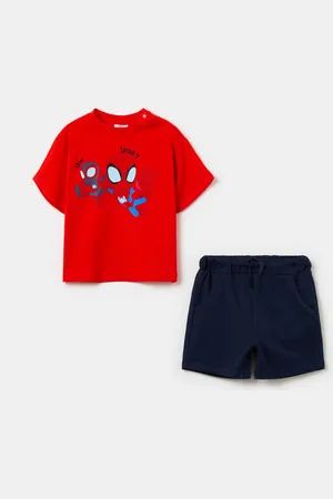 Disney Jogging Set In Cotone Stampa Spidey, Bambino