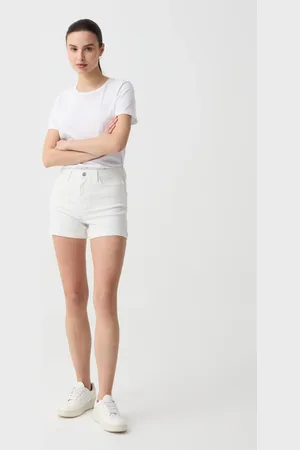 OVS OVS , Shorts In Denim Con Risvolti, Donna