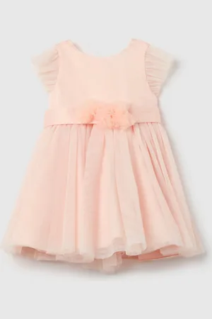 FAGOTTINO Abito In Tulle Con Applicazione Floreale, Bambina