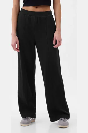 GAP Joggers Wide Leg In Felpa Con Ricamo Logo, Donna