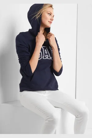 GAP Felpa Con Cappuccio E Ricamo Logo, Donna