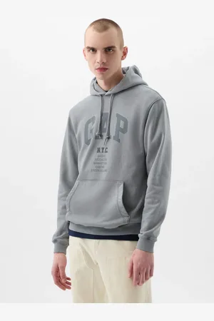 GAP Felpa Con Cappuccio Stampa Logo, Uomo
