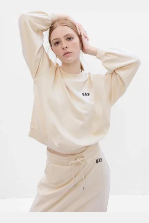 GAP Felpa Boxy Con Ricamo Logo, Donna