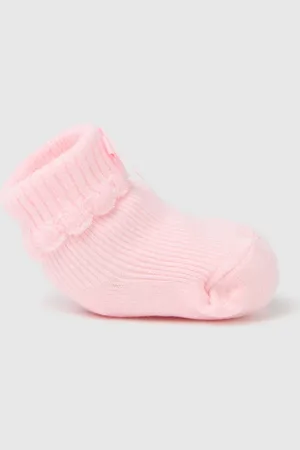FAGOTTINO Scarpine In Maglia Con Fiocchetto Applicato, Neonata