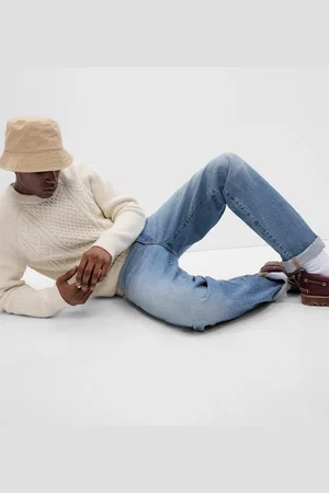 GAP Jeans Straight Fit A Vita Media, Uomo