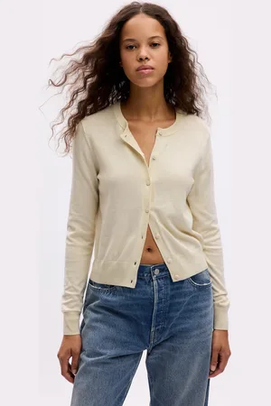 GAP Cardigan Con Scollo Rotondo, Donna