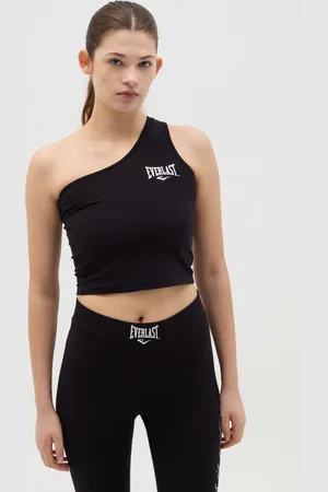 Everlast Top Monospalla Con Stampa Logo, Donna