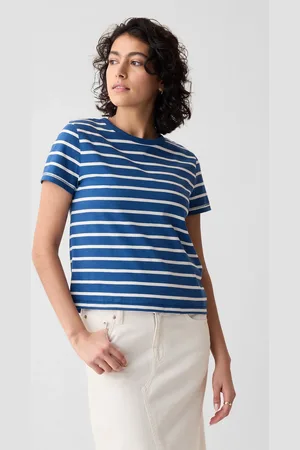 GAP T-shirt In Cotone Bio Con Scollo Rotondo, Donna