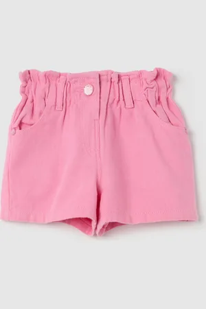 FAGOTTINO Shorts Paper Bag In Cotone E Lyocell, Bambina