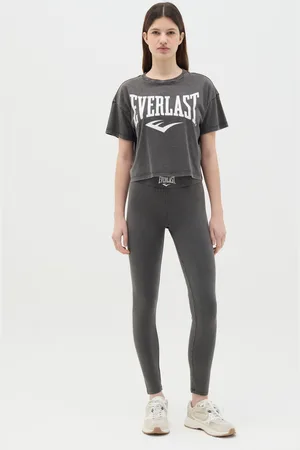 Everlast Leggings In Cotone Stretch Con Stampa, Donna