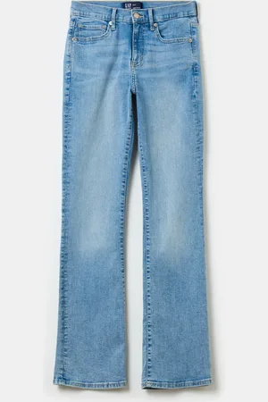 GAP Jeans Mini Bootcut Flare Fit A Vita Media, Donna