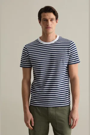 PIOMBO T-shirt A Righe Orizzontali, Uomo