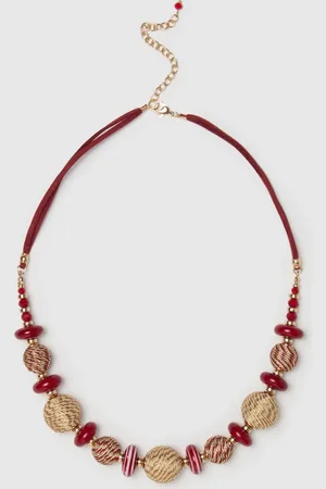 OVS OVS , Collana Con Perline E Dettagli Dorati, Donna