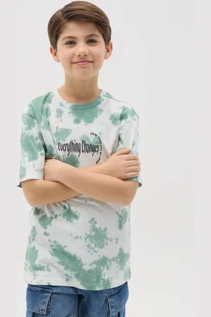 OVS T-shirt Tie Dye Con Stampa Lettering, Bambino