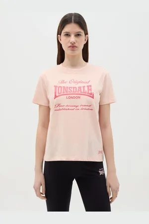 Lonsdale London T-shirt In Cotone Stampa Logo, Unisex