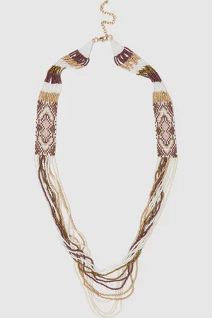 OVS OVS , Collana Multifili Con Dettaglio Etnico, Donna