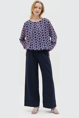 Hybrid Blusa Con Stampa Geometrica, Donna