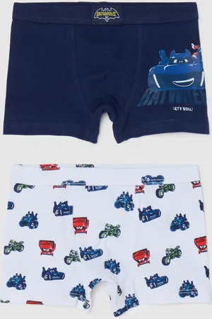 OVS Bipack Boxer In Cotone Stretch Batwheels, Bambino