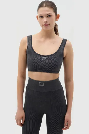 Everlast Crop Top Sportivo A Costine , Donna