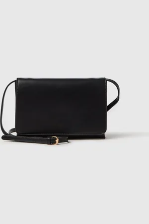 PIOMBO Borsa A Tracolla Nera, Donna