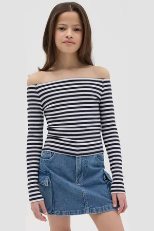 OVS T-shirt Maniche Lunghe A Righe, Bambina