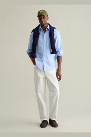 PIOMBO Jeans Bianchi Regular Fit Cinque Tasche, Uomo