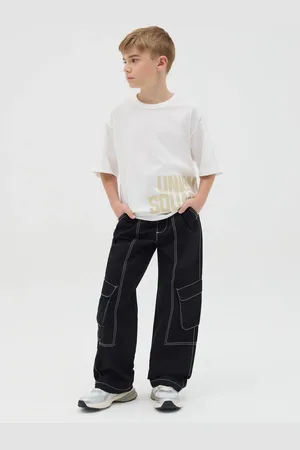 OVS Pantaloni Cargo Con Impunture A Contrasto, Bambina