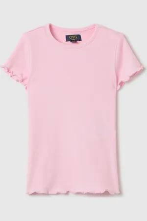 OVS T-shirt A Costine Con Profili Ondulati, Bambina