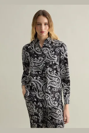 PIOMBO Camicia In Fantasia Paisley, Donna