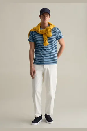 PIOMBO T-shirt A Righe Con Scollo Rotondo, Uomo