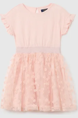 OVS Abito Con Gonna Floreale In Tulle, Bambina