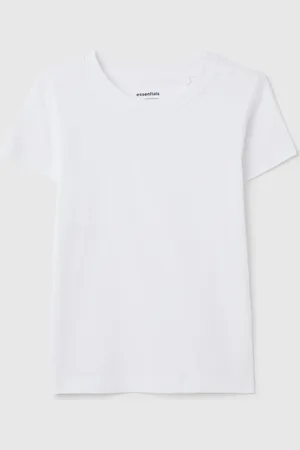 OVS T-shirt Essential Bianca In Cotone Bio, Bambina