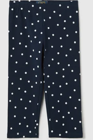 OVS Leggings A Tre Quarti In Fantasia Pois, Bambina