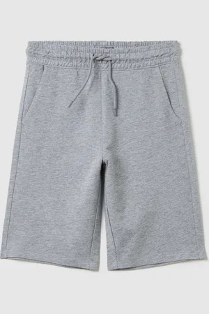 OVS Bermuda Grigi In Felpa Con Coulisse E Tasche, Bambino
