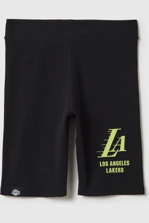 AmazonBasics Shorts Ciclista Neri Stampa Los Angeles Lakers, Donna