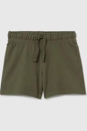 OVS Shorts Verdi In Cotone Con Coulisse, Bambina