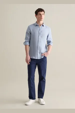 PIOMBO Pantaloni Chino Cinque Tasche In Cotone Stretch, Uomo