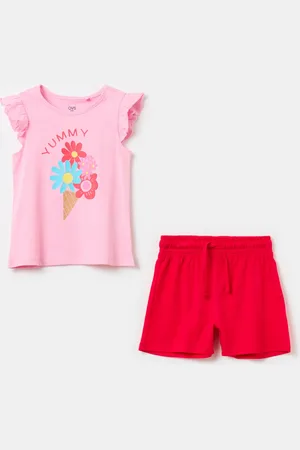 OVS Set T-shirt Smanicata Con Stampa E Shorts, Bambina