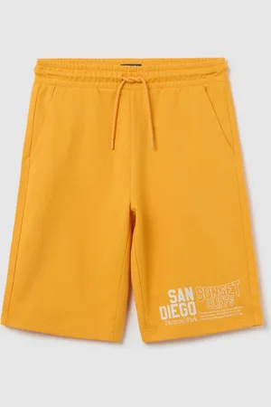 OVS Pantaloncini Da Ragazzo In Puro Cotone Regular Fit Con Stampa, Bambino